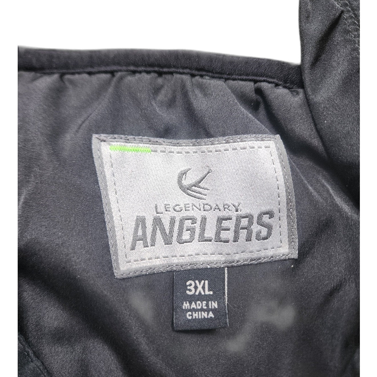 Legendary Anglers Pullover Hoodie Mens 3XL Green Fleece Gorpcore Hiking Outdoors