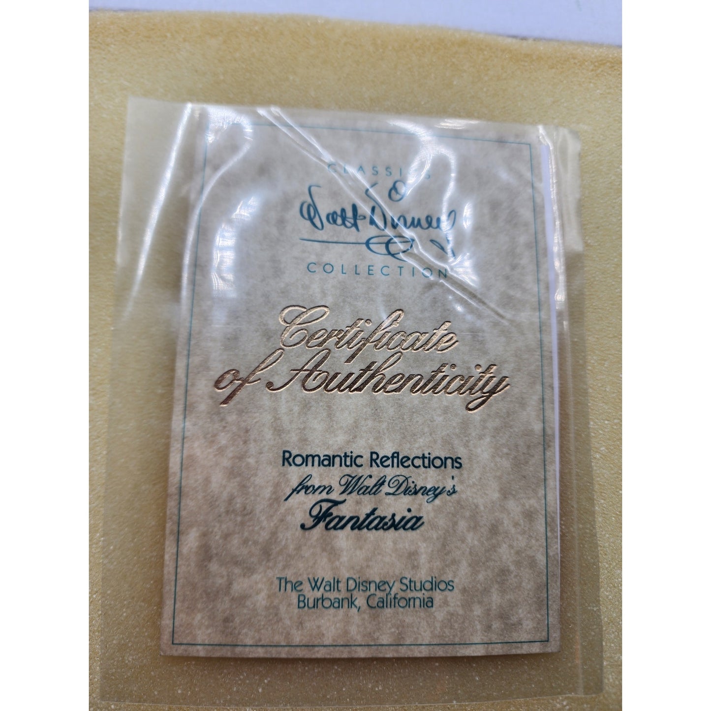 WDCC Fantasia Pink Centaurette Figurine Romantic Reflections Disney COA Box