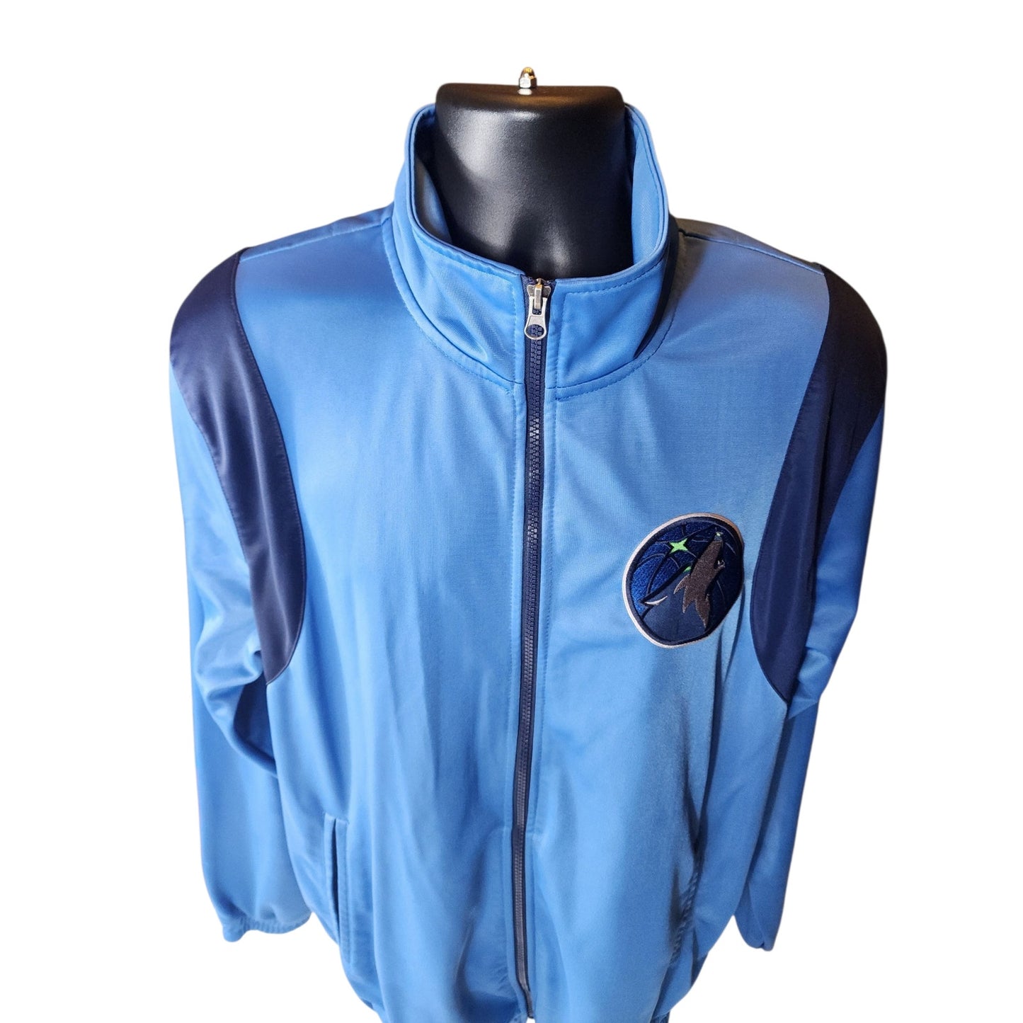 NBA Minnesota Timberwolves G-III Sports by Carl Banks Large Zip Track Jacket