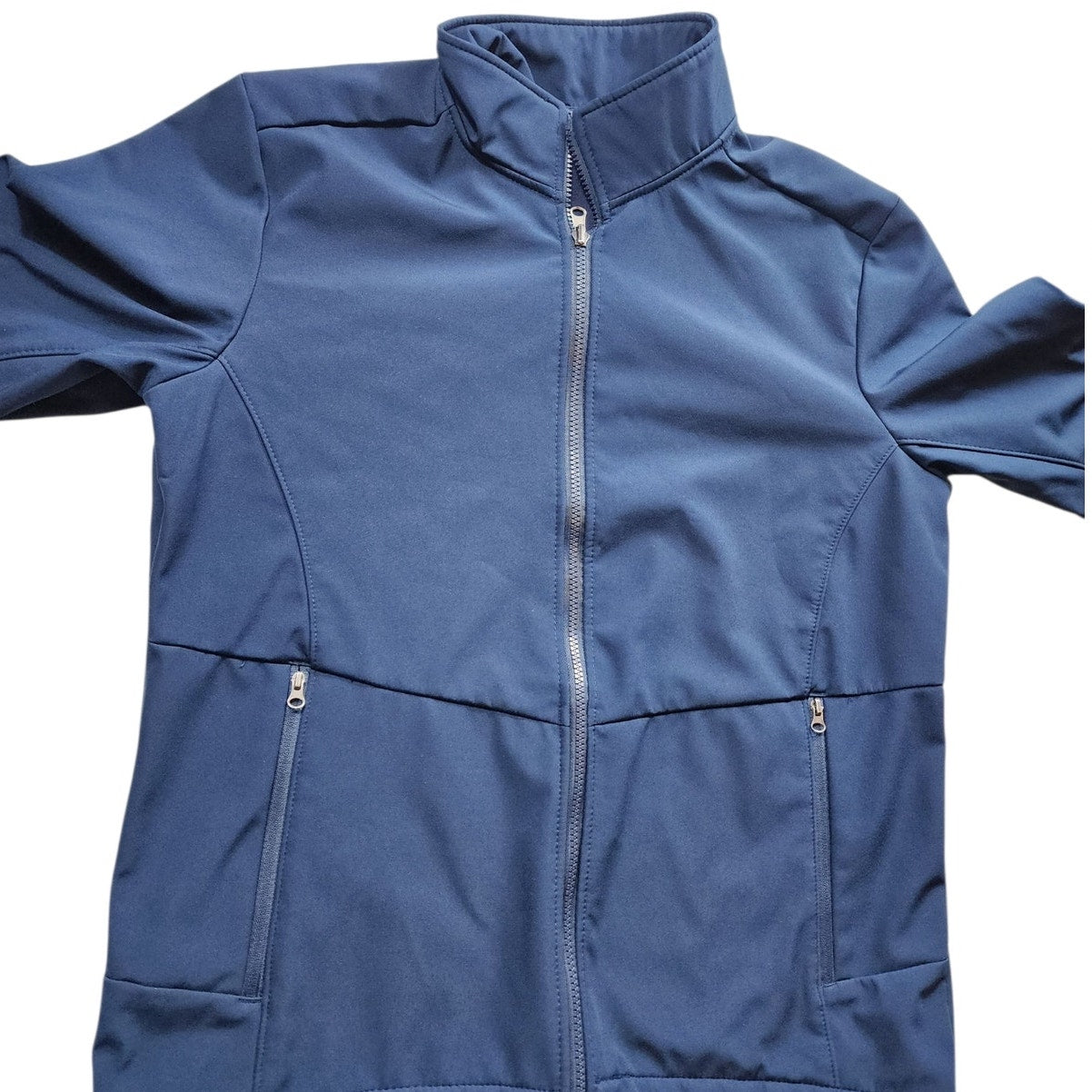 Eddie Bauer Soft Shell Jacket Womens Medium Zip Light Hiking Activewear Gorpcore