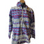 HM Divided Hoodie Womens 10 Shacket Boho Southwestern Style Full Zip Aztec