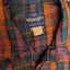 Wrangler Shirt Mens Large Plaid Western Short Sleeve Snap Buttons Cowboy Country