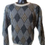 Vintage S.Wm Casuals Sweater Mens XL Geometric Knit Pullover Acrylic Retro