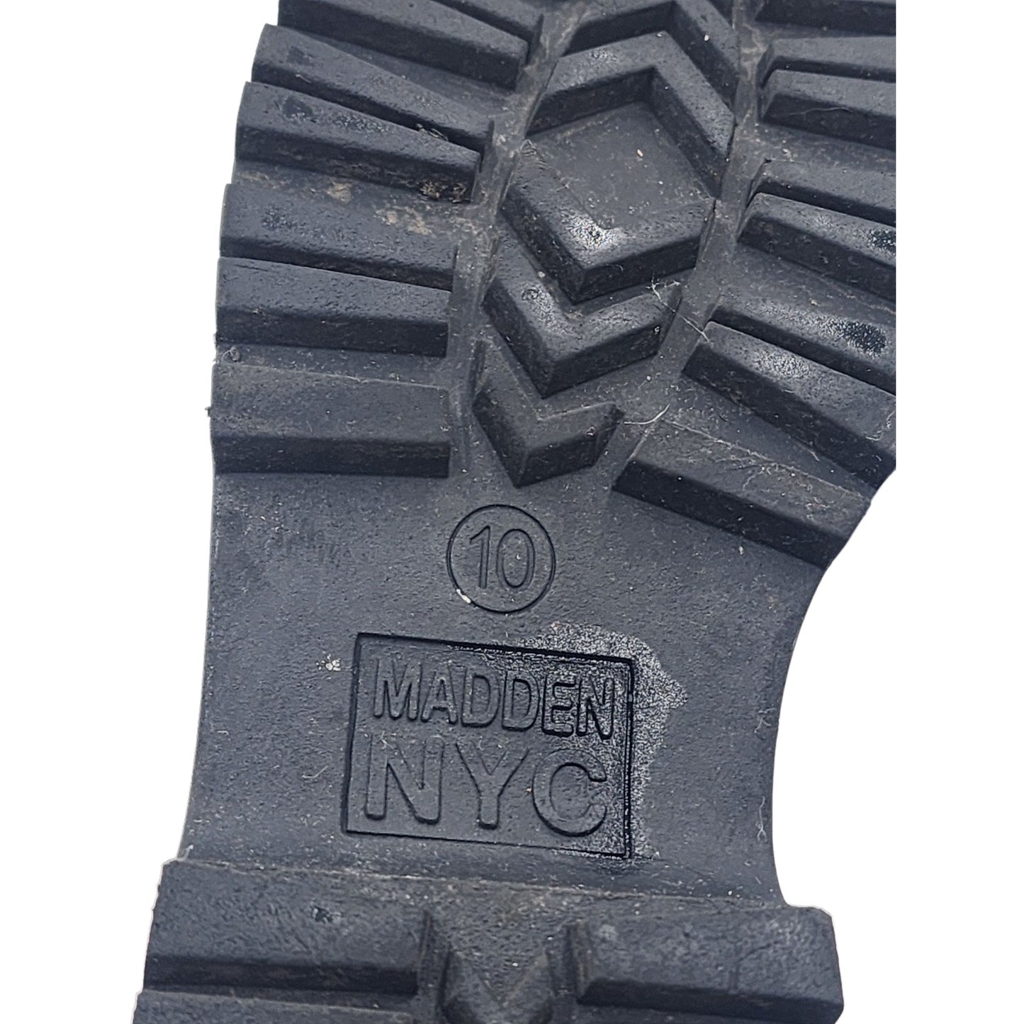 Madden NYC Boots Womens 10 Combat Platform Chunky Zipper Lug Sole Goth Grunge