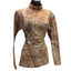 Under Armour Realtree Long Sleeve Mock Neck Shirt Women Large Camo Hunting Hike