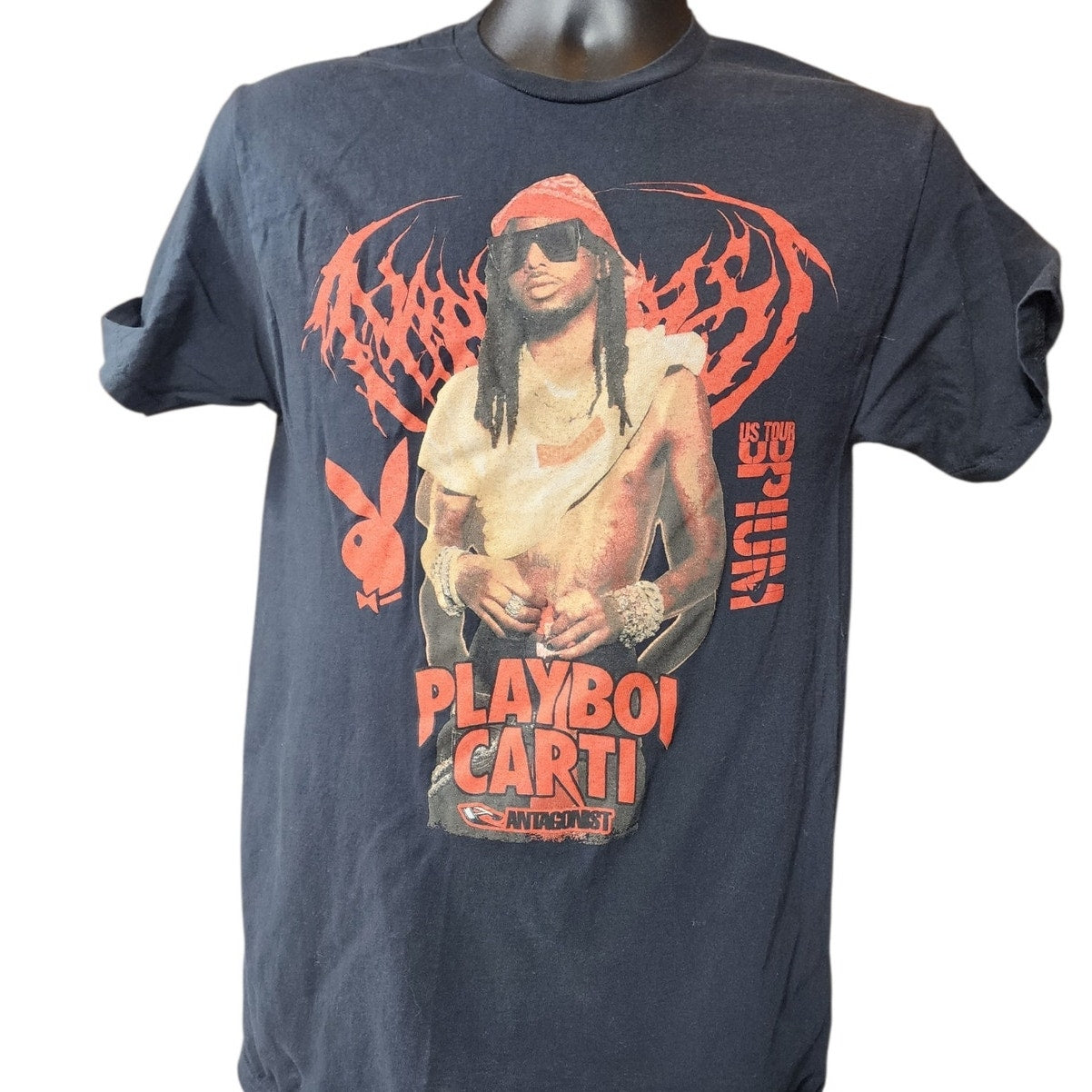 Fruit of the Loom Playboi Carti Rap Tee Small Tour Shirt Graphic Concert Tee