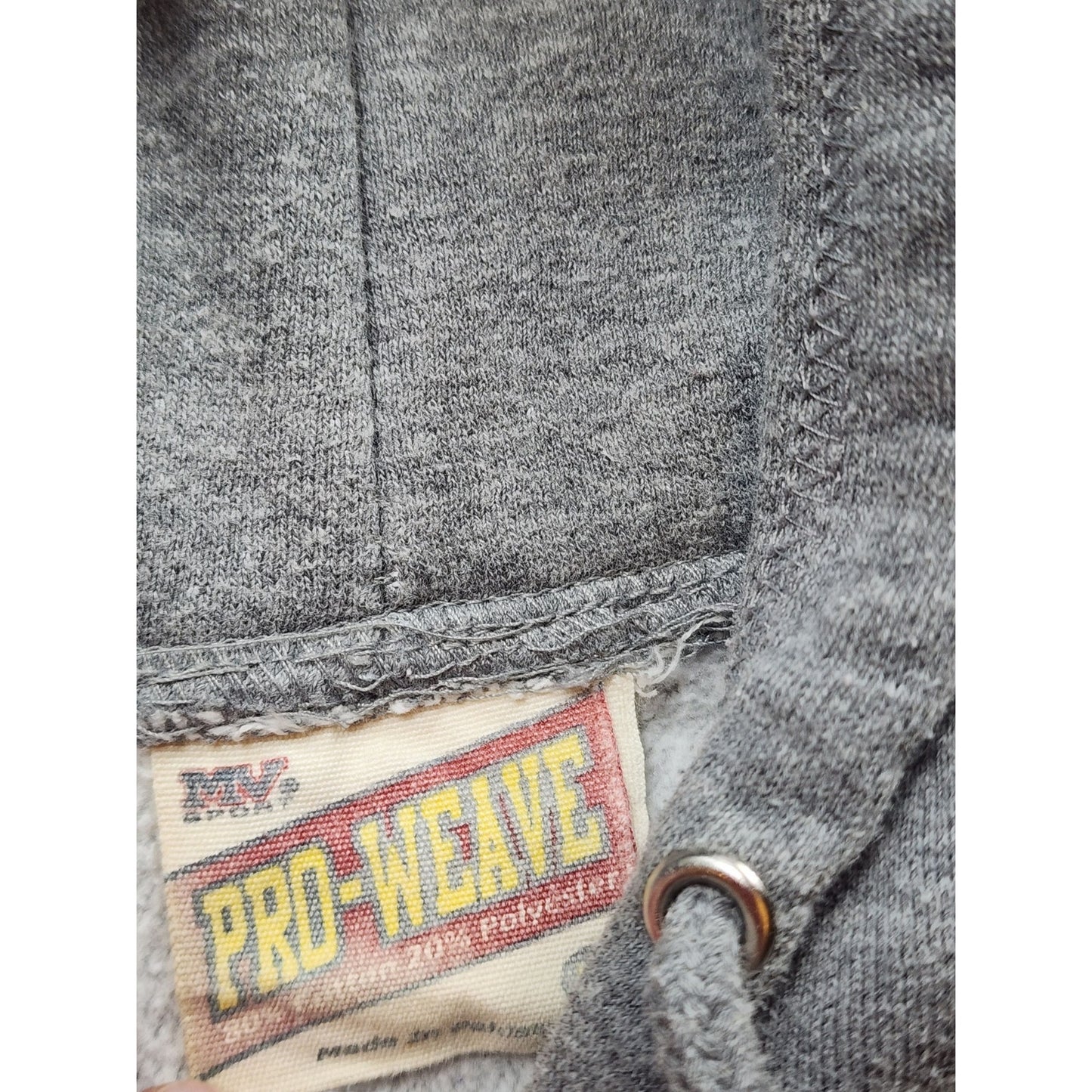 Pro Weave Marines Hoodie Mens Medium Vintage Sweatshirt USMC Kangaroo Pocket