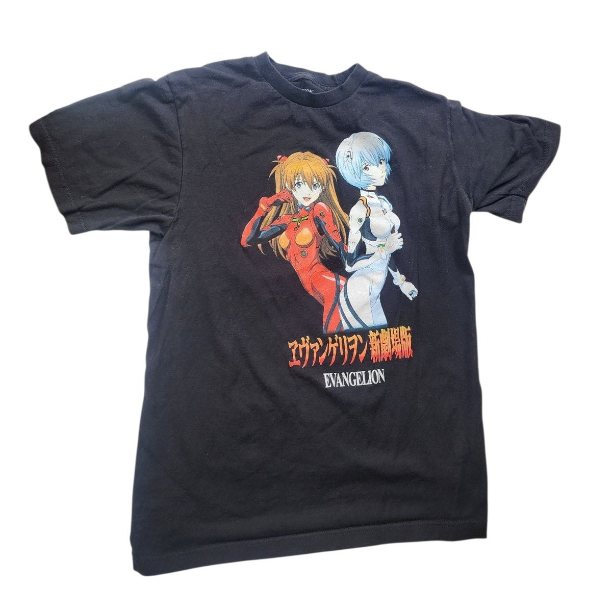 Evangelion Anime T Shirt Women Small Youth XL Rei Asuka Neon Genesis Graphic