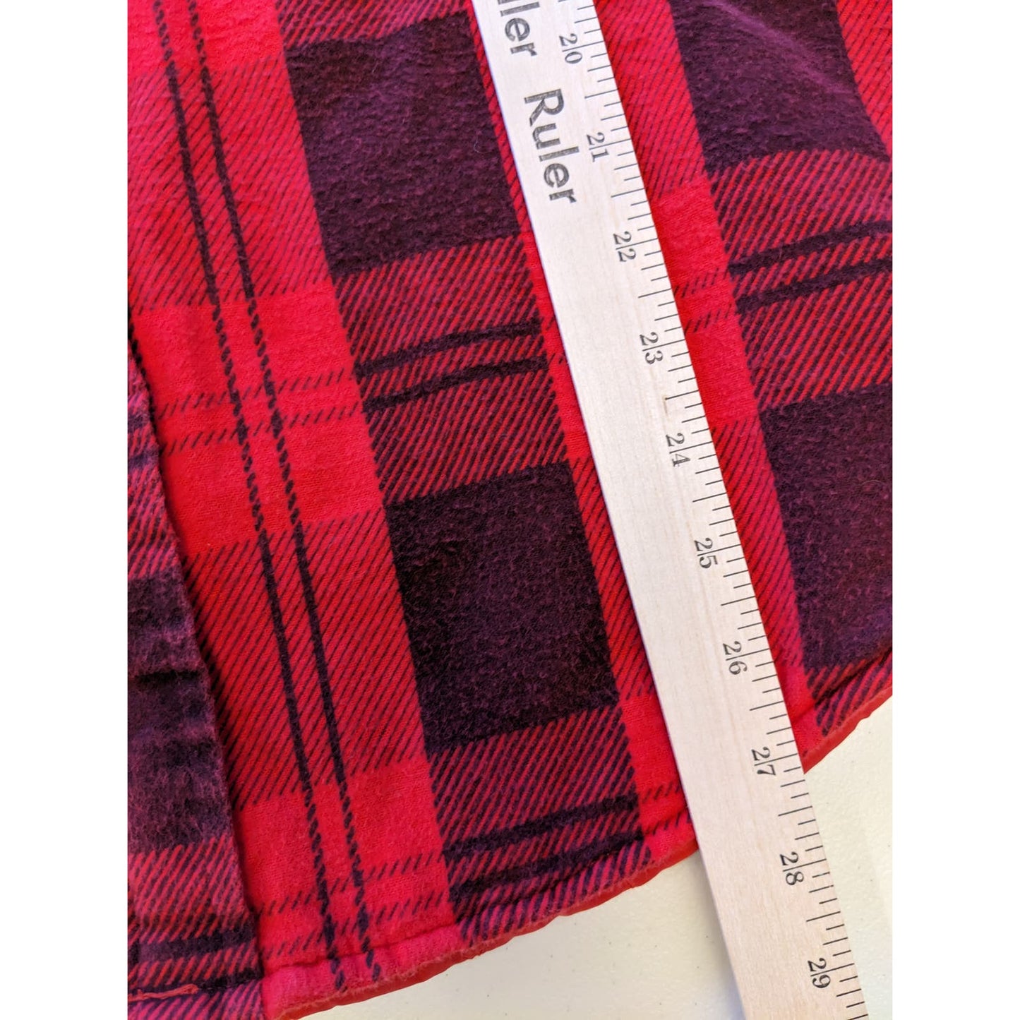 Vintage Hunters Lane Flannel Shirt Mens Medium Plaid Lumberjack Outdoor Rugged