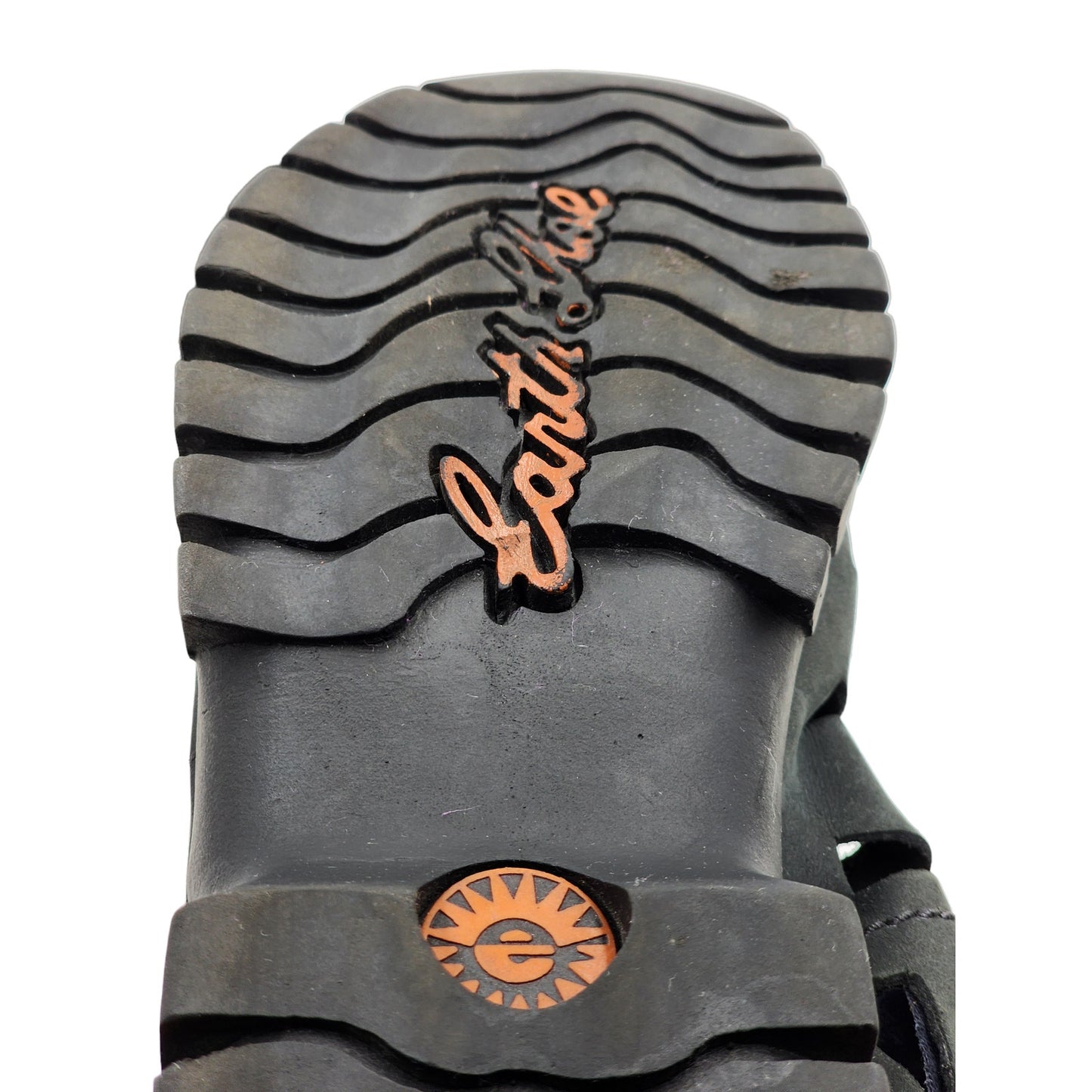 Earth Shoe Sandals Womens Size 10 Gray Leather Upper Strappy Outdoor Elm 3832590