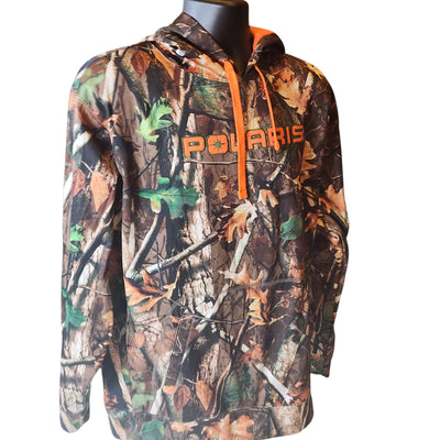 Polaris Camo Hoodie Large Pursuit Hunting Pullover Sweatshirt Fleece Gorpcore
