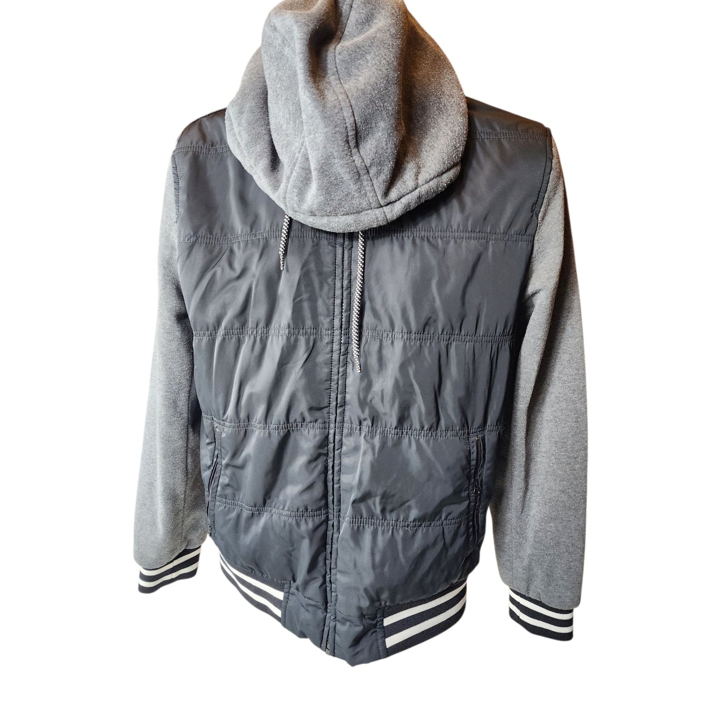 American Rag Varsity Bomber Jacket Hoodie Mens Medium Full Zip Casual Streetwear