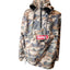 Carbon Savage Camo Pullover Windbreaker Hoodie Mens Large Womens XL Mesh Skater