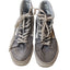 Vans Sk8 Hi Shoes Mens 8 Womens 9.5 Gray Canvas High Top Skate Sneakers Lace Up