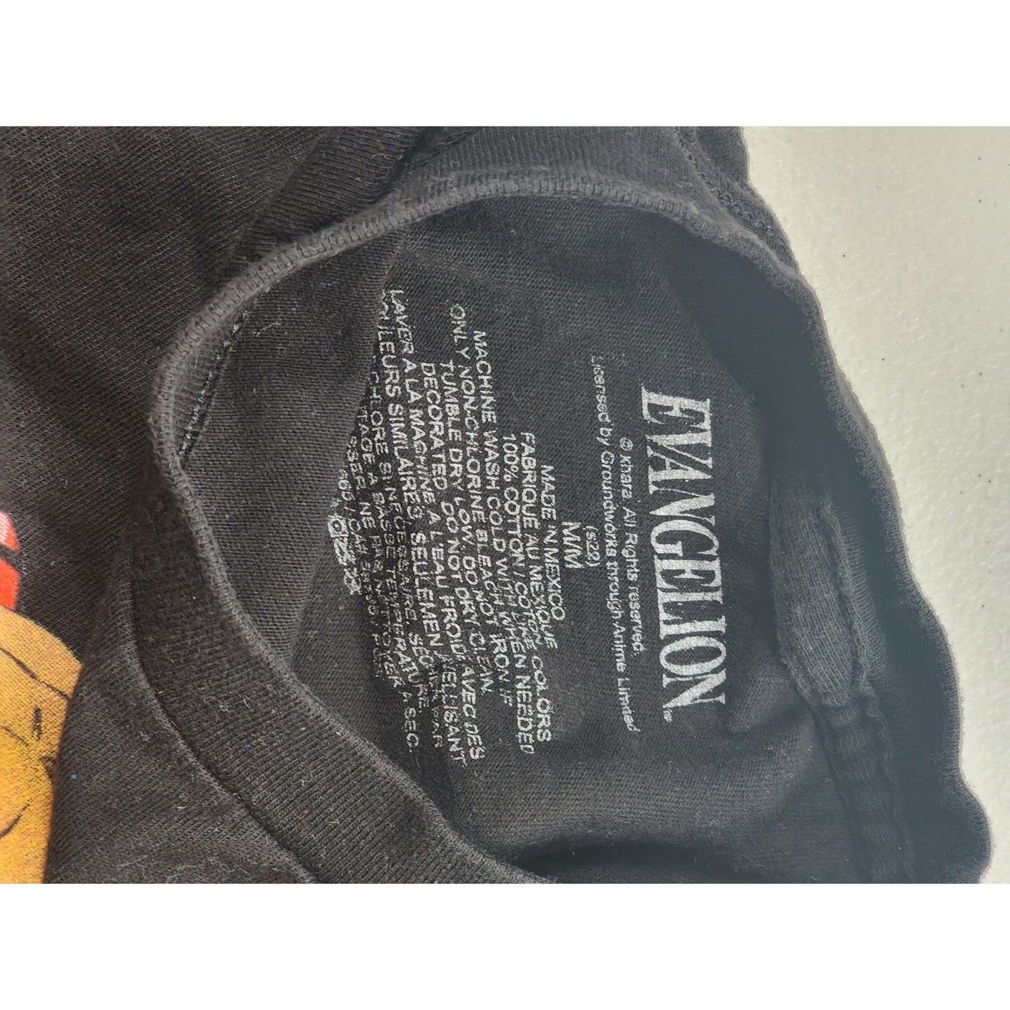 Evangelion Anime T Shirt Women Small Youth XL Rei Asuka Neon Genesis Graphic