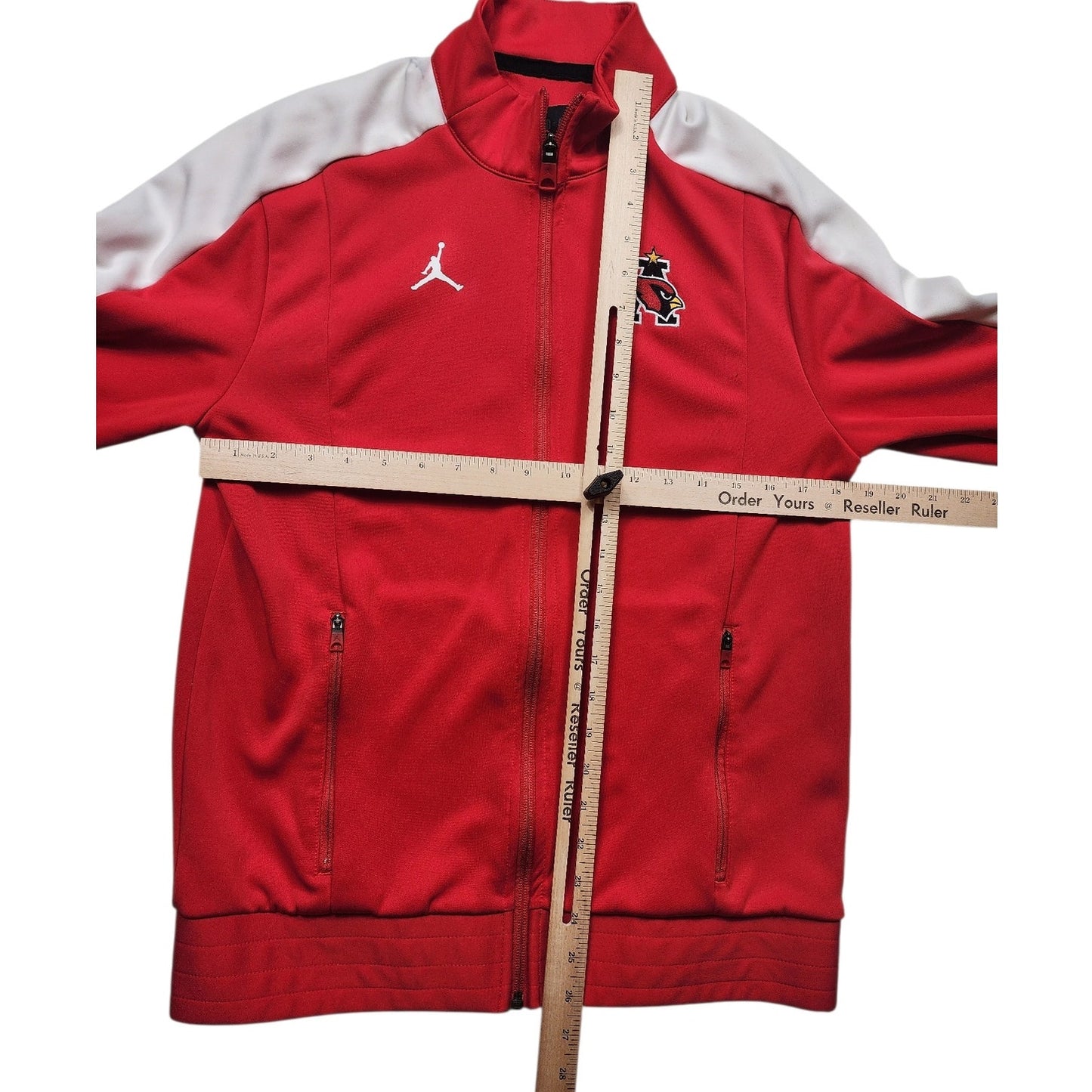 Jordan Track Jacket Mens Small Womens Medium Full Zip Arizona Cardinals Football