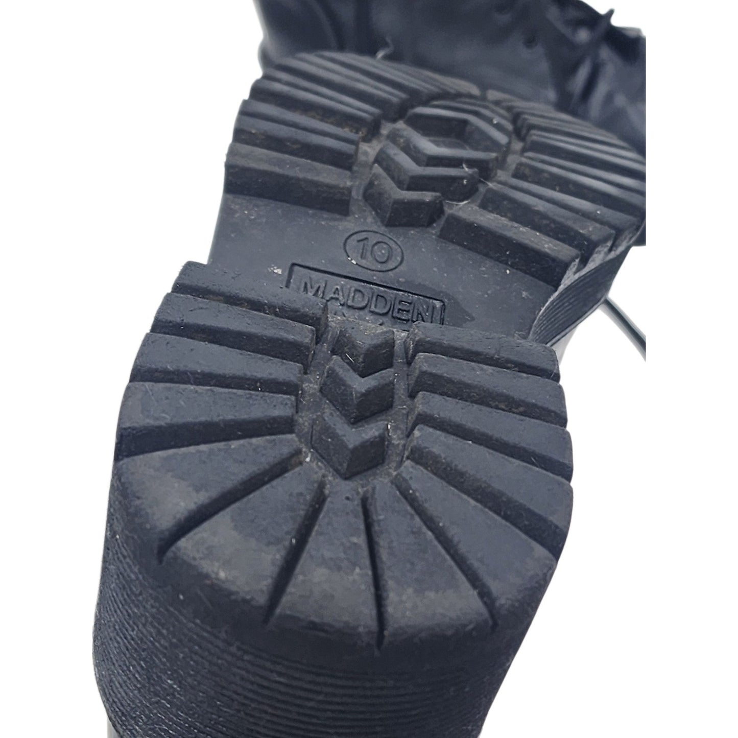Madden NYC Boots Womens 10 Combat Platform Chunky Zipper Lug Sole Goth Grunge