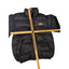 First Down Puffer Jacket Mens Medium Navy Duck Down Feather Y2K Streetwear Coat