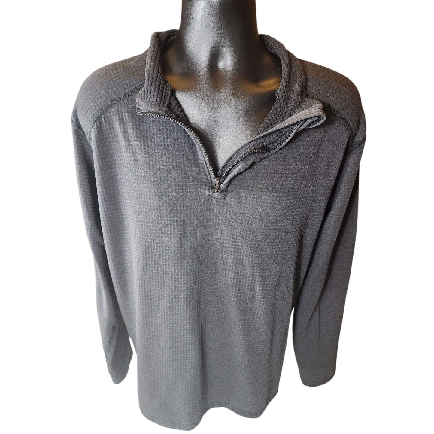 DRIFIRE Polartec Power Grid Fleece Pullover Men XL Flame Resistant USA Made Long