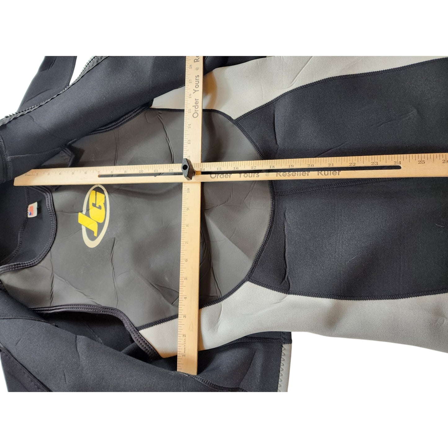 Jet Gladiator 2 Piece Wetsuit Set XL Neoprene Jacket Wetsuit Black Water Sports