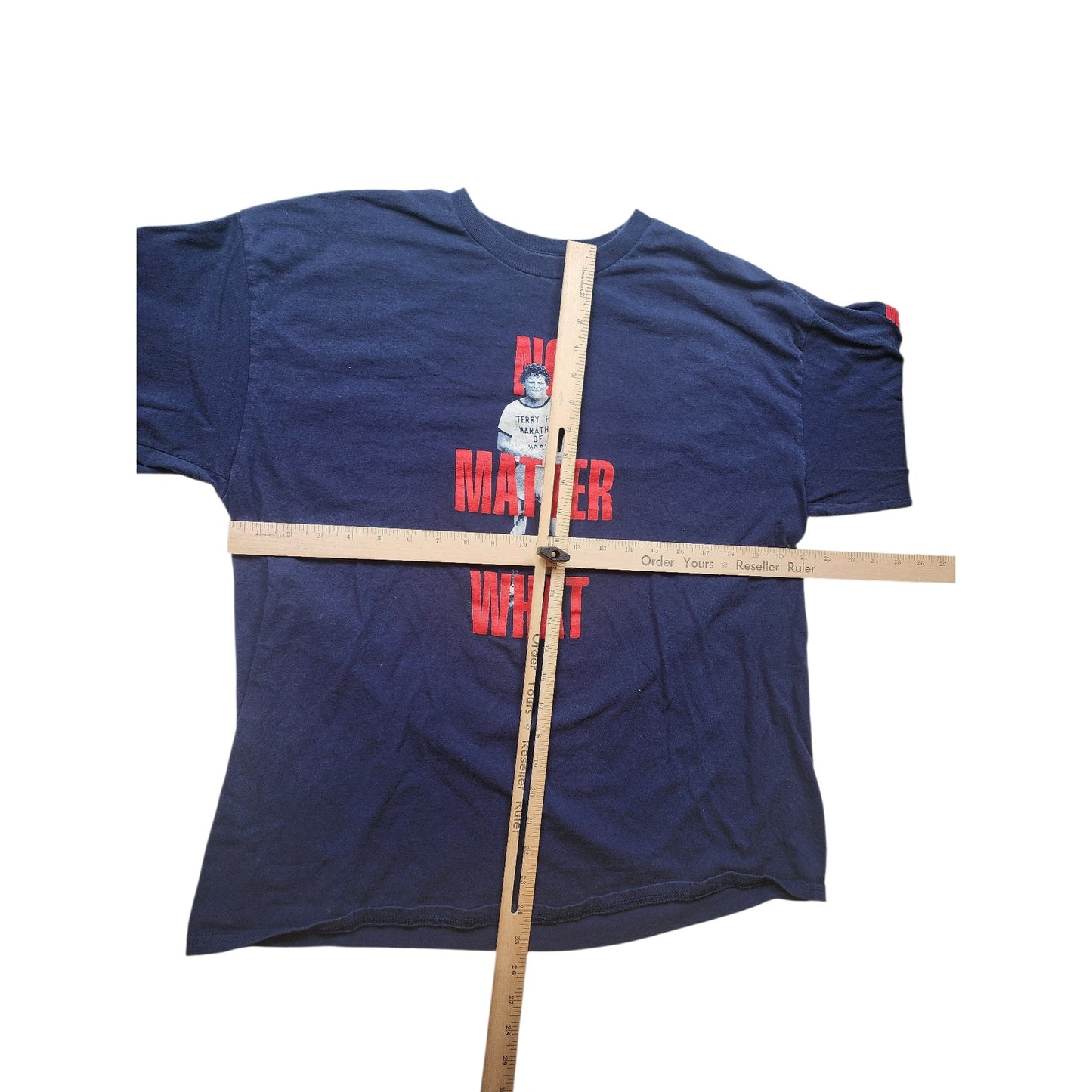 Adidas Terry Fox Run Long Sleeve Shirt Mens XL No Matter What Graphic Tee