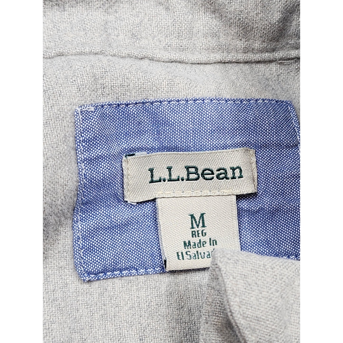 LL Bean Pullover Mens Medium Sweatshirt Quarter Zip Outdoor Casual Hiking Rugged