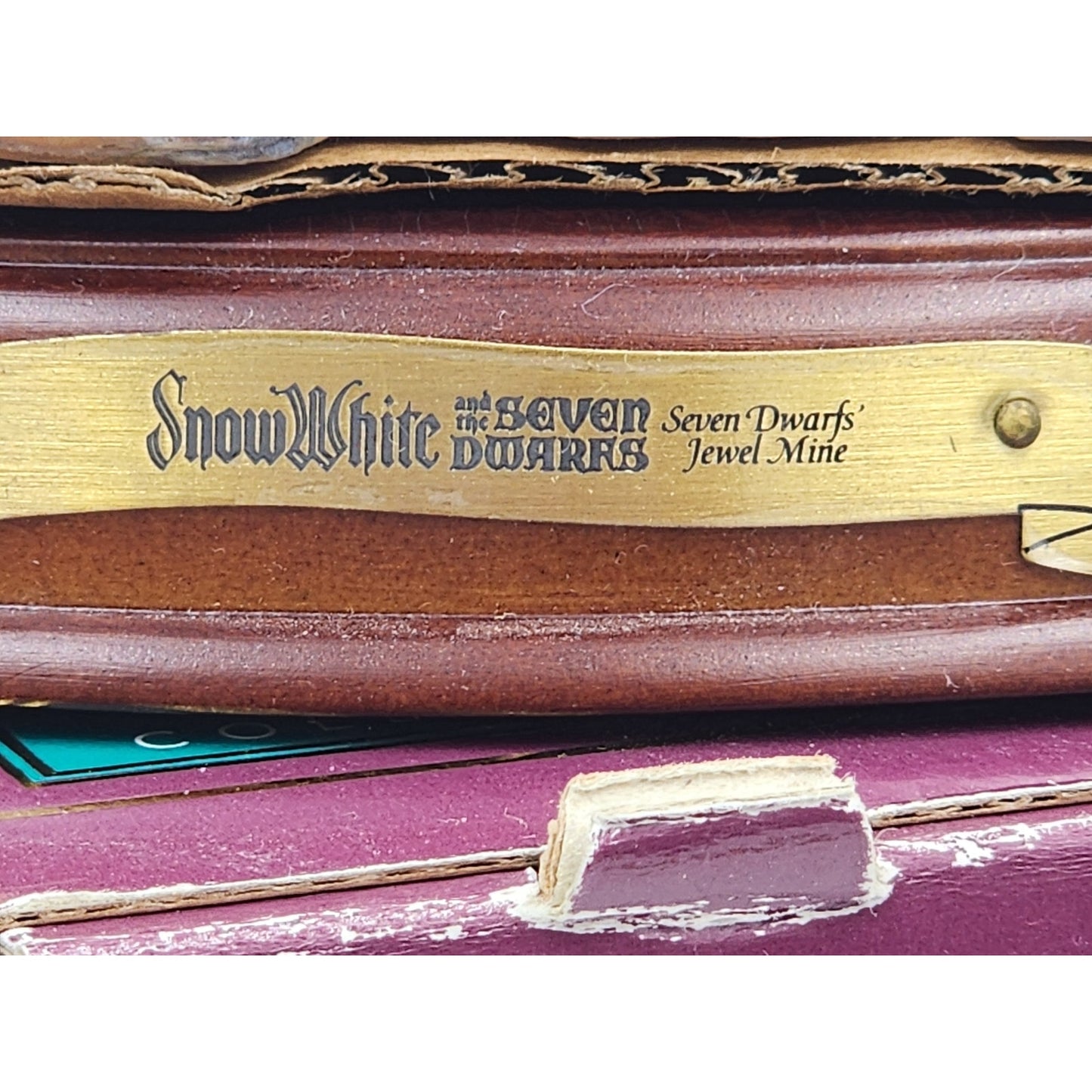 WDCC Disney Enchanted Places Snow White Seven Dwarfs Jewel Mine Vintage Box COA