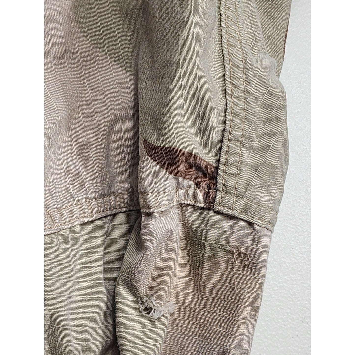 USGI Desert Combat Jacket Small Regular Military Ripstop BDU Camo Shirt