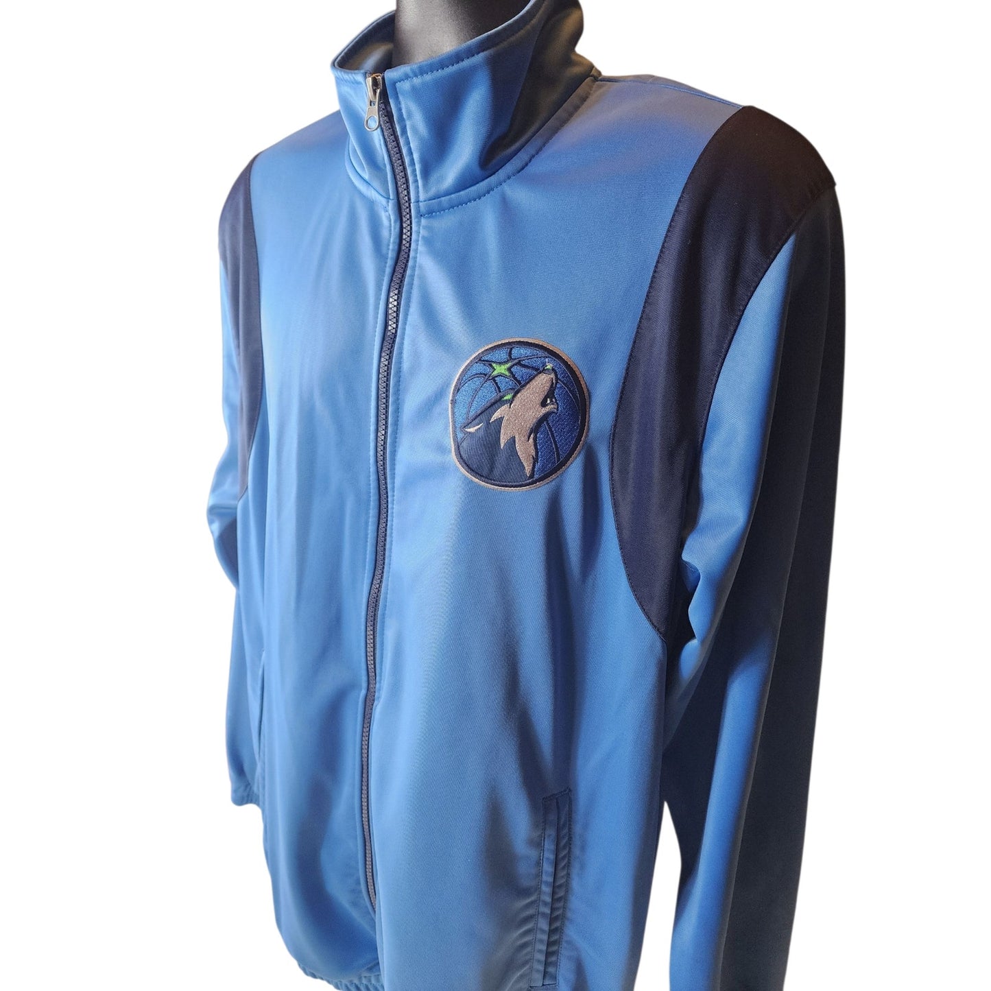 NBA Minnesota Timberwolves G-III Sports by Carl Banks Large Zip Track Jacket