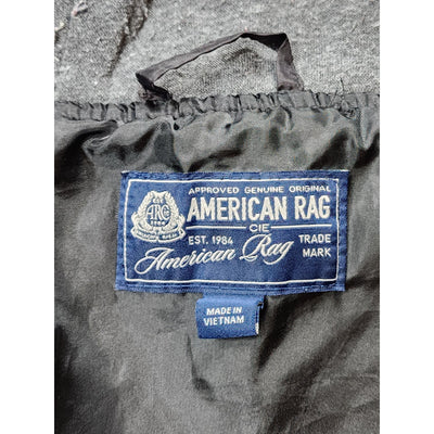 American Rag Varsity Bomber Jacket Hoodie Mens Medium Full Zip Casual Streetwear