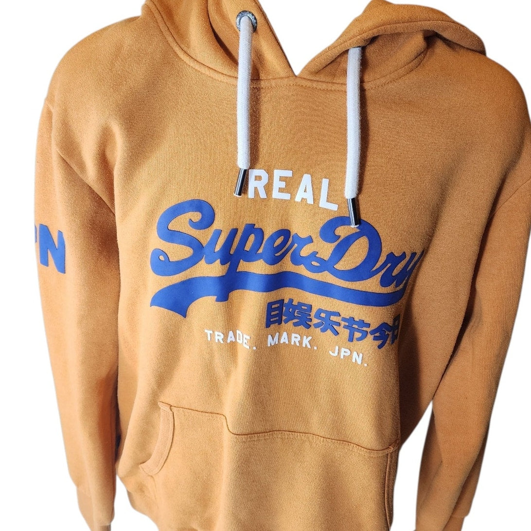 Superdry Hoodie Mens XL Womens 2XL Real Japan Sweatshirt Fleece Kangaroo Pocket