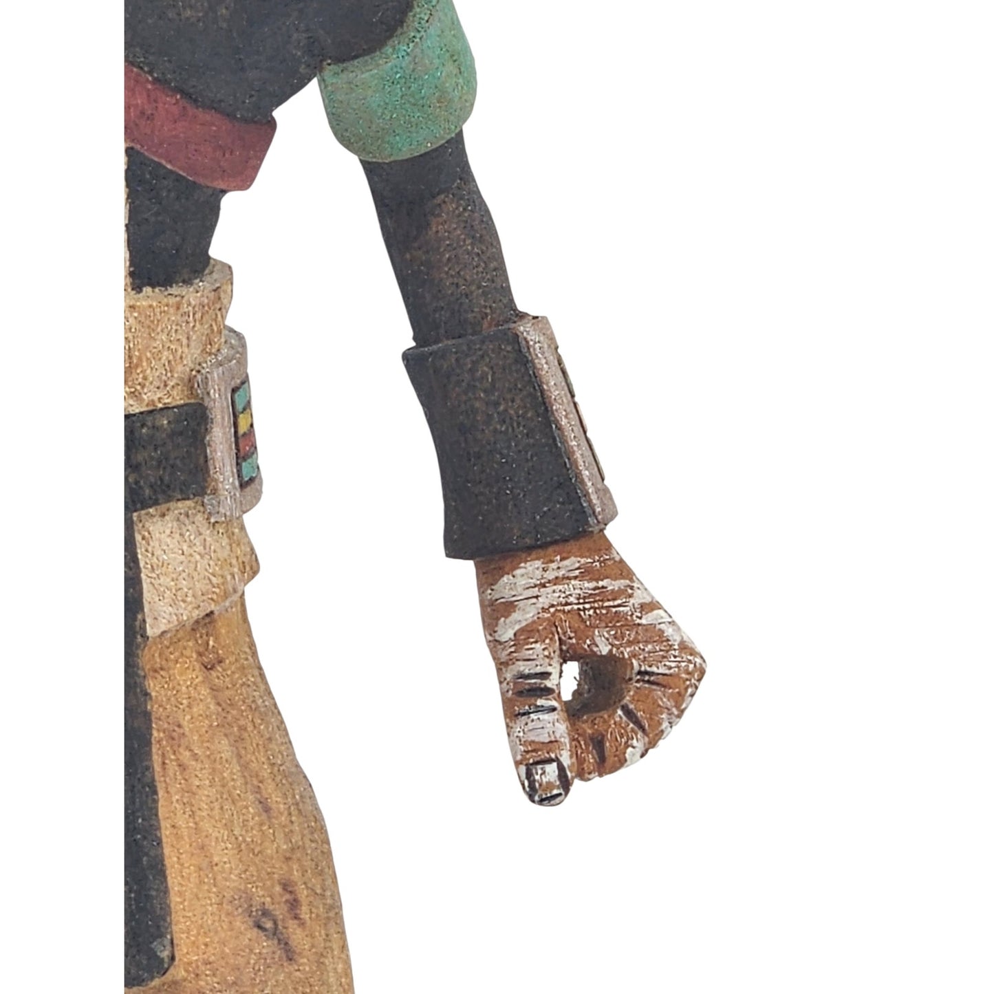 Hopi Kachina Badger Signed Gai-nah-ne Ray Jose Carved Native American Katsina 14