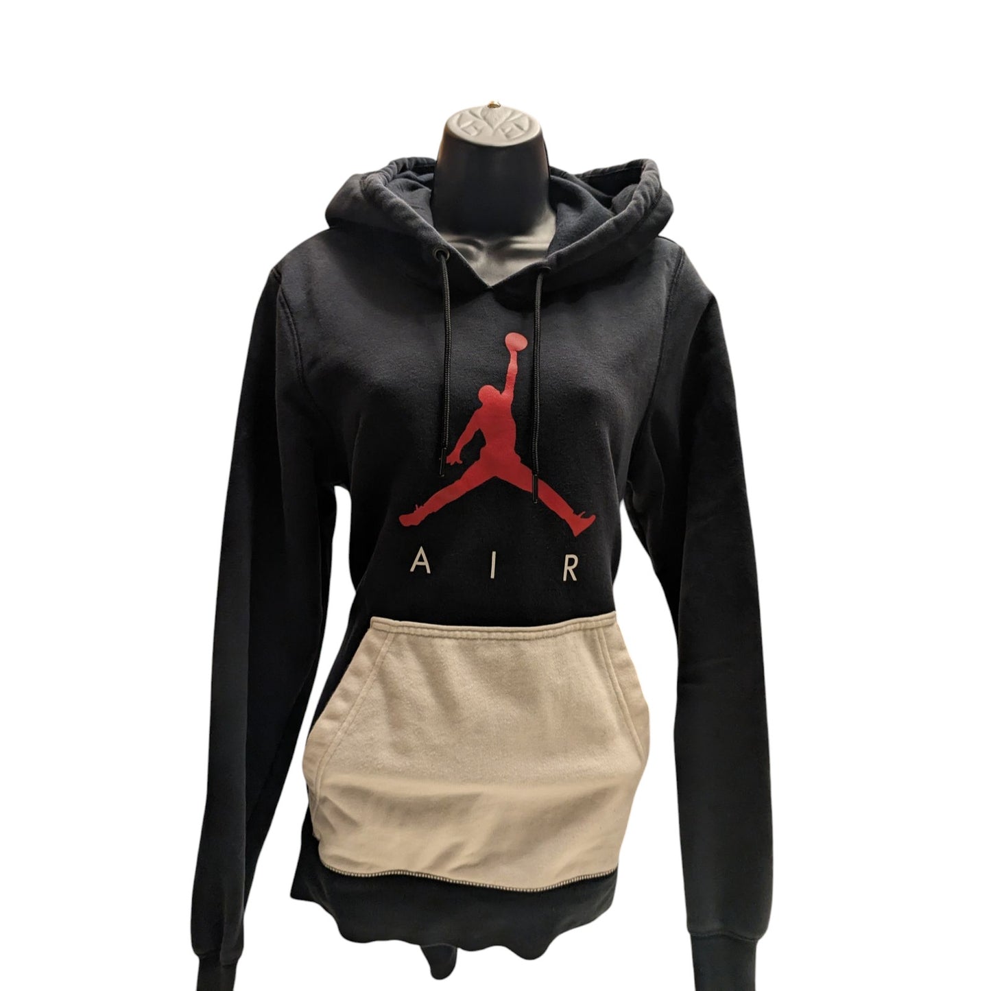 Nike Jordan Air Hoodie Womens Small Pullover Sweatshirt Jumpman Kangaroo Pocket