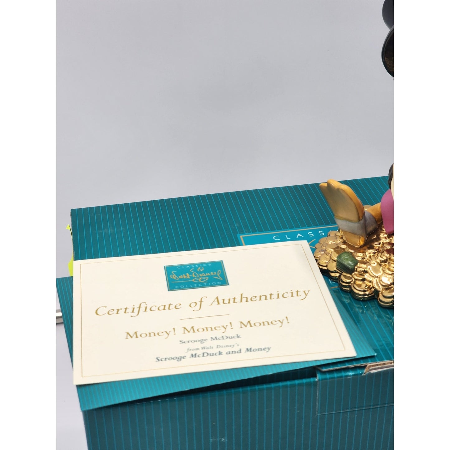 WDCC Scrooge McDuck Figurine Money! Money! Money! Disney Vintage Retired Box COA