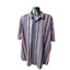 Hardaddy Shirt Mens 3XL Button Short Sleeve Oversized Casual Stripes Lightweight