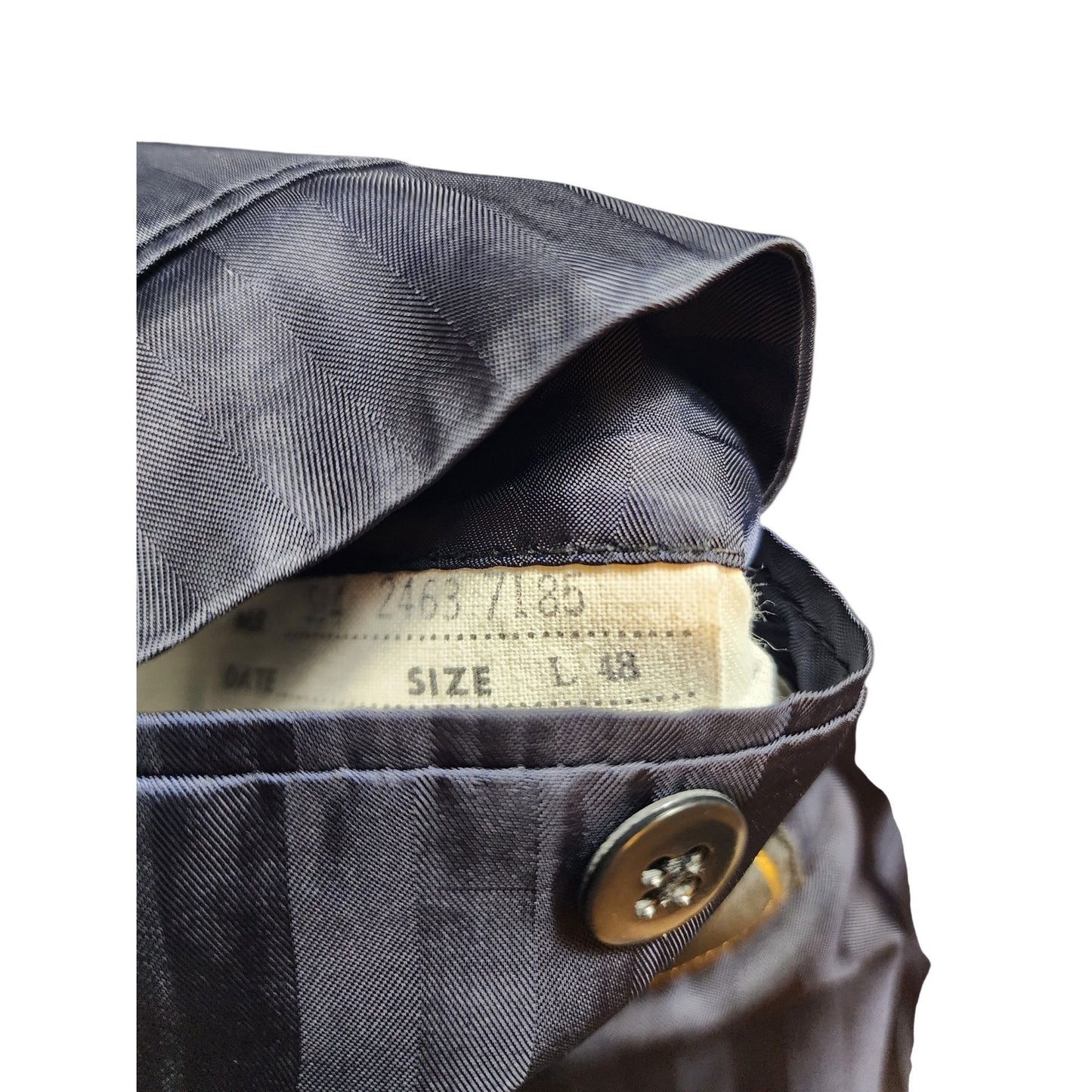 Bartolini Roma Sports Coat Men 48L Blazer Wool Double Breasted Italian