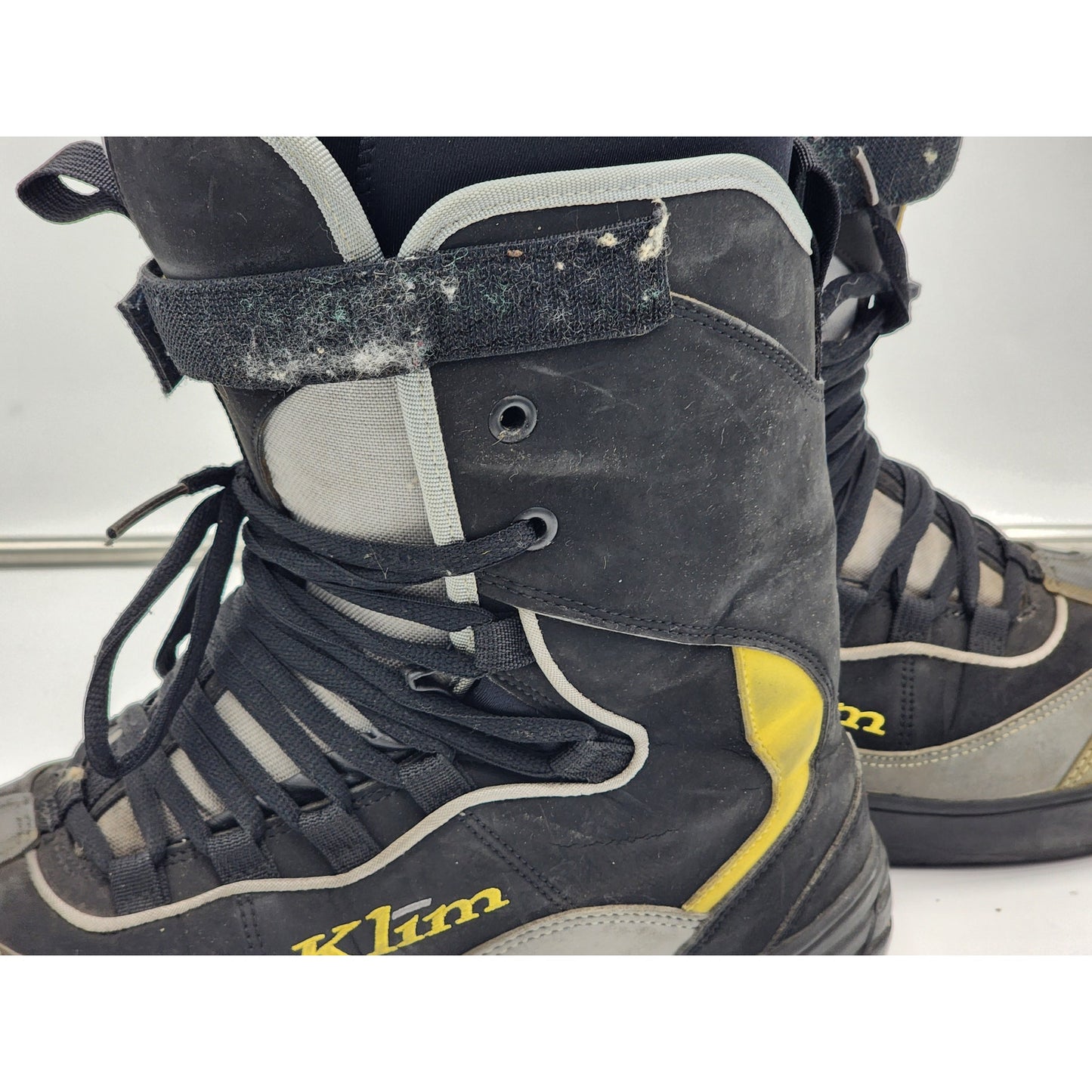 KLIM Aggressive Sledwear Snowmobile Boots Men 9 Women 10 Winter Insulated Riding