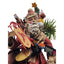 Vintage Italian Santa Figurine Italy HandPainted Old World Christmas Decor 10"