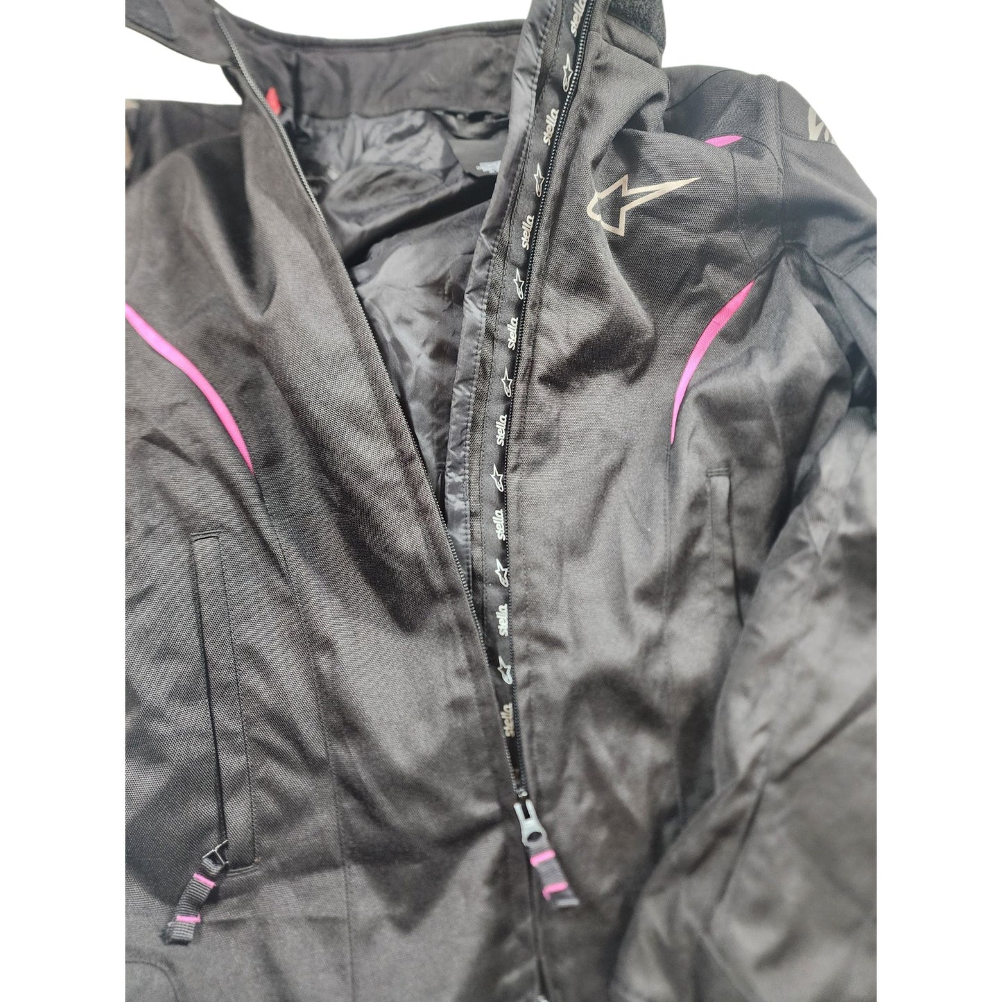 Alpinestars Motorcycle Jacket Womens Medium Stella Textile Riding Armor Climate