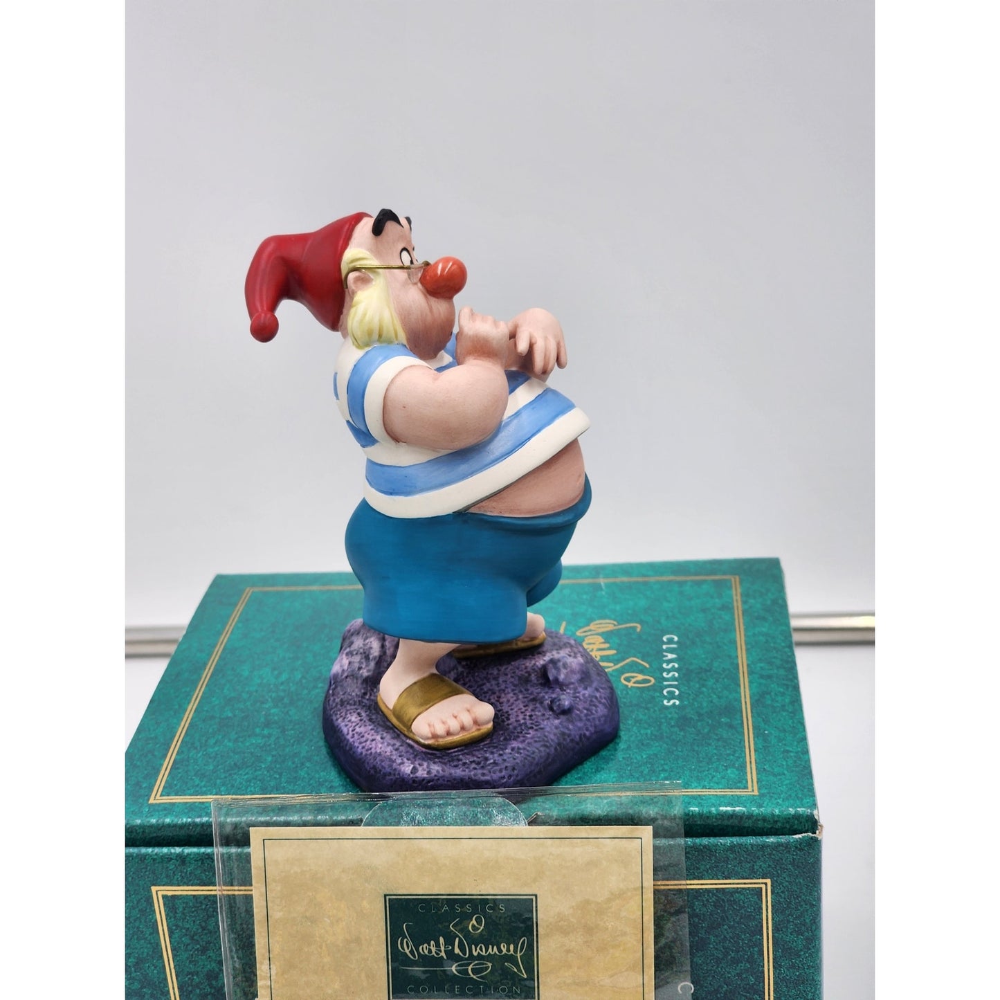 WDCC Peter Pan Mr. Smee Figurine Oh Dear Dear Dear 90s Vintage Retired COA Box