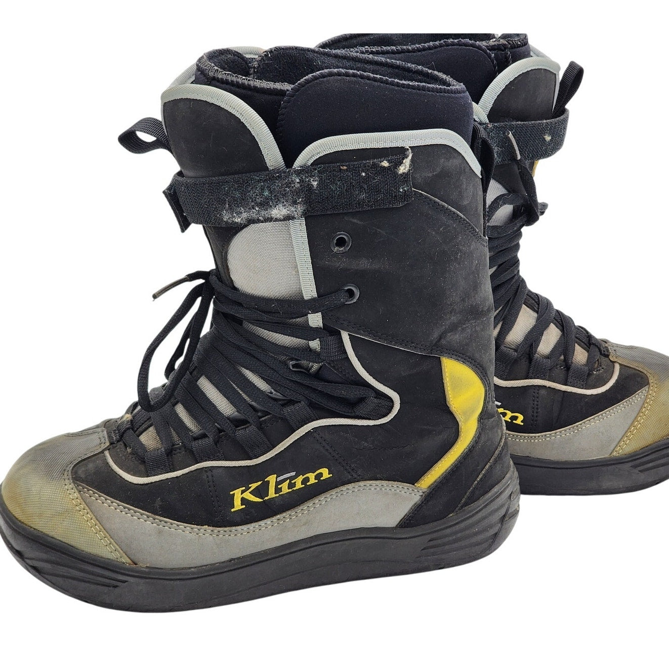 KLIM Aggressive Sledwear Snowmobile Boots Men 9 Women 10 Winter Insulated Riding