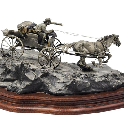 Chilmark The Doctor Pewter Sculpture Michael Boyett 1985 Rare Western Americana