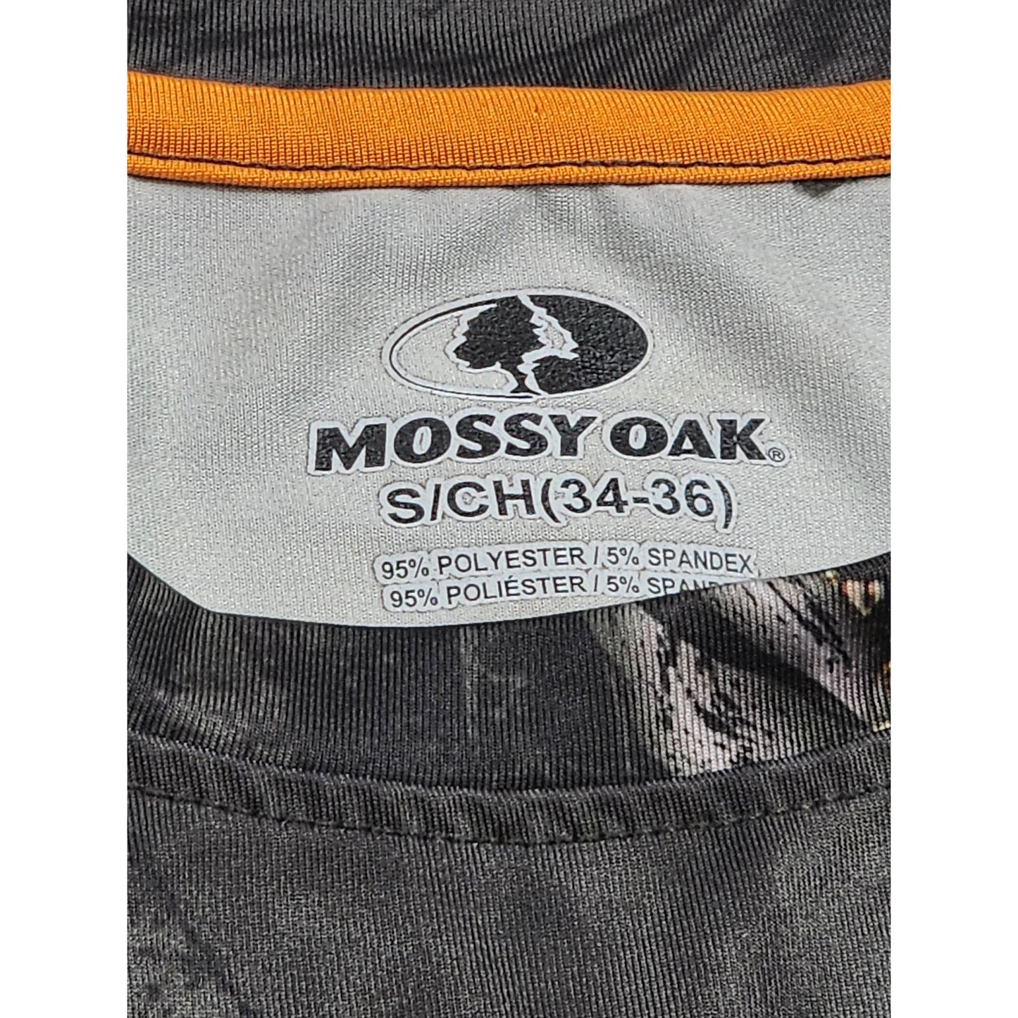 Mossy Oak Shirt Long Sleeve Mens Small Camo Hunting Apparel Outdoor Clothing