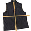 IZOD Fleece Lined Windbreaker Vest Mens Large Midnight Zip Up Golf Layer 606424