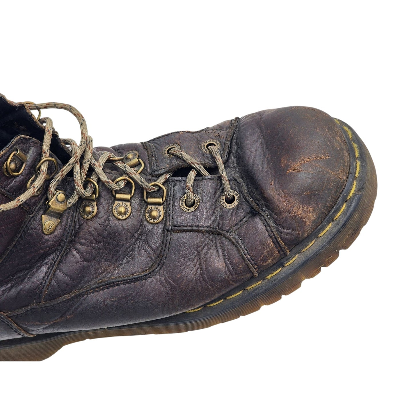 Dr Martens Boots Men 13 Steel Toe Leather Work Oil Resistant Hiking Combat 11302