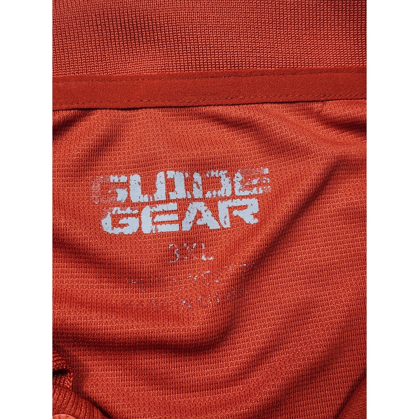 Guide Gear Polo Shirt Men 3XL Camo Shoulder Rust Orange Performance Hunting Golf