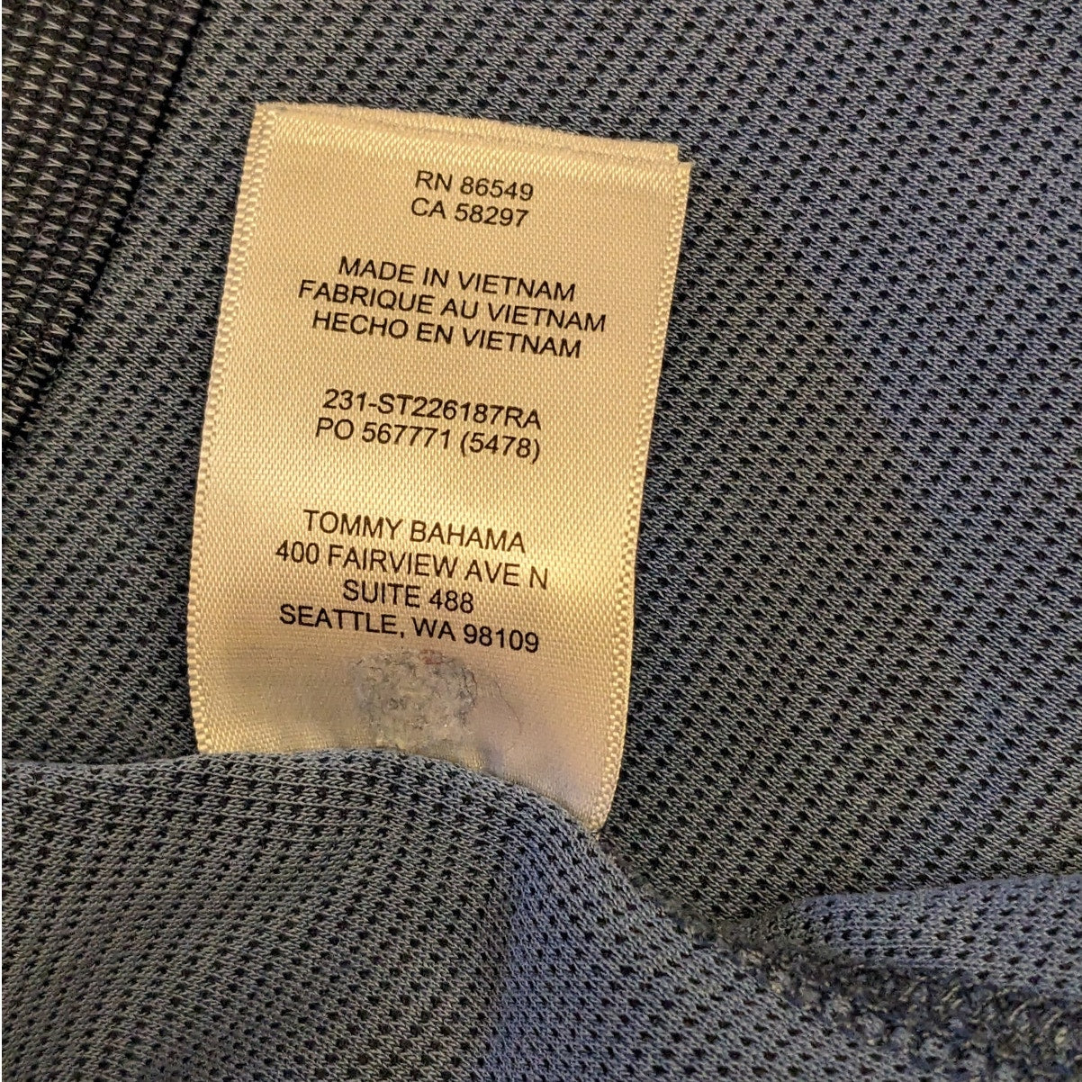 Tommy Bahama Polo Shirt Mens 3XL Blue Short Sleeve Tencel Golf Resort Wear