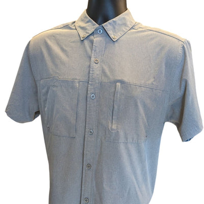 Tallwoods X-Caster Shirt Men Medium Fishing Sun Protection UPF 30+ Hiking Button