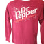 Dr Pepper Thermal Long Sleeve Shirt Men Small Women Medium Soda Waffle Knit Y2K