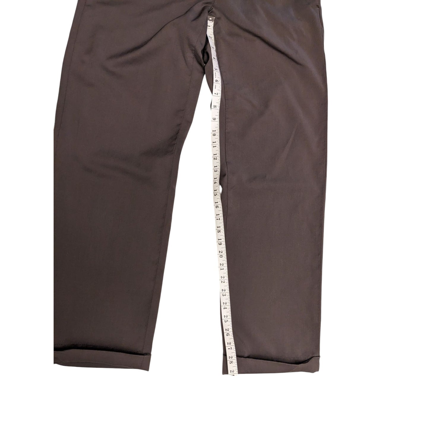 Ermenegildo Zegna Dress Pants Mens 36x30 Chino Trousers Brown Portugal Wool Work